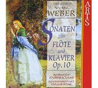 Roberto Fabbriciani - Weber: Sonaten fur Flote und Klavier, Op. 10
