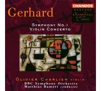 Roberto Gerhard: Symphony No. 1 / Violin Concerto - BBC Symphony Orchestra / Matthias Bamert / Olivier Charlier, Violin by Gerhard, R. (1998) Audio CD