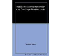 Roberto Rossellini's Rome Open City (Cambridge Film Handbooks)
