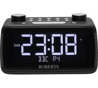 ROBERTS Ortus 4 DABﱓ Clock Radio - Black, Black