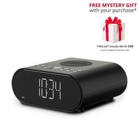 Roberts Ortus Charge DAB Alarm Clock Radio- Free Gift RRP £10! - Black