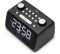 Roberts ORTUS4 FM/DAB/DAB+ Digital Radio with Bluetooth, Alarms and Over-Sized Display, Black