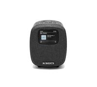 Roberts ORTUS5 FM/DAB/DAB+ Digital Clock Radio with Bluetooth, Alarms and Colour Display, Black