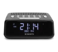 Roberts ORTUSDABBK Ortus DAB DAB FM RDS Clock Radio in Black