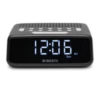 Roberts ORTUSFMBK Ortus FM Dual Alarm Clock Radio in Black