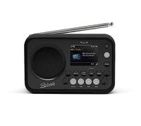 Roberts PLAY20 FM/DAB/DAB+ Digital Portable Radio, Rubber-Protected, Full Colour Screen, Black