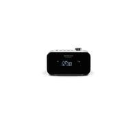 Roberts Radio ORTUS2W DAB+/DAB/FM Alarm Clock Radio with USB Smartphone Charging - White