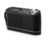 Roberts PLAY10 FM/DAB/DAB+ Digital Portable Radio, Black