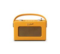 Roberts Radio Revival Uno BT Compact Portable Radio with Dab-FM, Bluetooth, Vintage Design, Streaming, Auxiliary Input, Headphone Out, Alarms, 2-Year Warranty - Sun Yellow