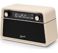ROBERTS Reva DABﱓ Retro Bluetooth Radio - Pastel Cream, Cream,Black