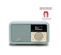 Roberts Revival Petite 2 DAB/DAB+/FM/BT Radio - Including Panasonic Headphone - DuckEgg