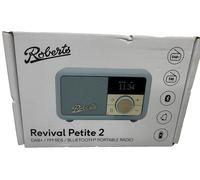 Roberts Revival Petite DAB/DAB+/FM Portable Radio RDS / Bluetooth - Duck Egg NEW