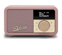 Roberts Revival PETITE2 FM/DAB/DAB+ Digital Radio with Bluetooth, Dusty Pink
