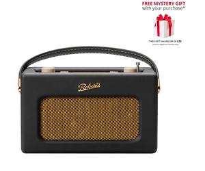 Roberts Revival RD70 FM/DAB/DAB+ Digital Bluetooth Radio - Free Gift RRP £20! - Black