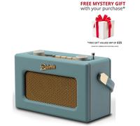 Roberts Revival Uno BT Retro DAB+/FM Portable Radio with Bluetooth - Free Gift RRP £15! - Duck Egg