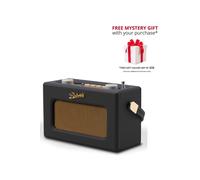 Roberts Revival Uno Bt Retro Dab+ Portable Radio With Bluetooth In Black Black One Size