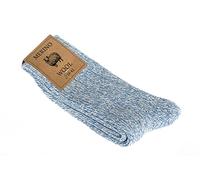 Robert's Rugs Merino Socks, 100% Merino Wool, Soft and Warm and Thick, Women Socks!!! (39-42, Blue)