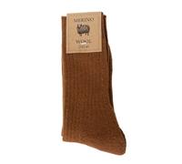 Robert's Rugs Merino Socks, 100% Merino Wool, Soft and Warm, Unisex Sizes, Medium Thick, Natural Merino Wool (UK, Alpha, One Size, Regular, Regular, Cinnamon 43-46)