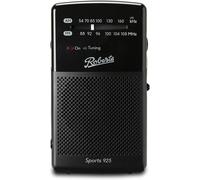 Roberts SPORTS 925 Personal FM/AM Radio, Black