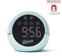 ZEN ZEN FM Dimmable Analogue Radio Clock With USB Charging Roberts Turquoise One Size