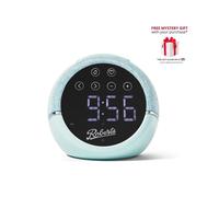 ZEN ZEN FM Dimmable Analogue Radio Clock With USB Charging Roberts Turquoise One Size