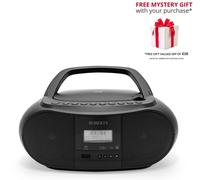 Roberts Zoombox 4 Portable CD Player DAB DAB+ FM RDS Bluetooth Black