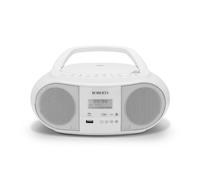 Roberts Zoombox 4 Portable CD Player DAB DAB+ FM RDS Bluetooth White