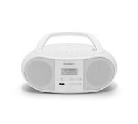 Roberts Zoombox 4 Portable CD Player DAB DAB+ FM RDS Bluetooth White