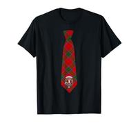 Robertson Scottish Clan Badge & Tartan Necktie T-Shirt