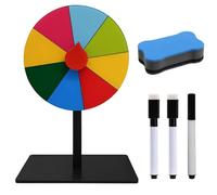 ROBGZMQW 5-piece Spin The Wheel, Spinning Wheel, Spin The Wheel with Stand, Wheel, Spinning Wheel for Prizes for Games, Prize Wheel for Parties, Events, Classroom