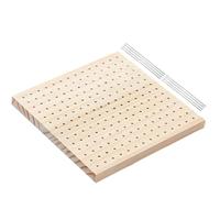 ROBGZMQW Crochet Blocking Board and Pins Set, 9-Piece Blocking Board with Steel Pins for Knitting & Crochet Projects, 20x20cm Blocking Board for Consistent Shaping