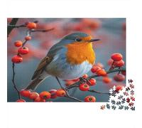 Robin 1000 Piece Jigsaw Puzzle for Adult Kids Toy Intellectual Game Educational Game for Adult Child Stress Relief Home Decoration Jigsaw Puzzles Premium & Durable 1000pcs (75x50cm)