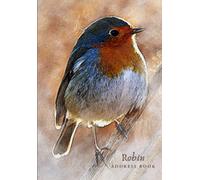 Robin Address Book: Gift Quality | Alphabetical Addresses | Anniversaries & Birthday Reminder | Meanings | Notes & Personal Information | Robin Watercolour Design | Ideal Robin Redbreast Gift