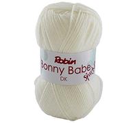 Robin Babe Sparkle DK 100g Cream Yarn