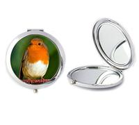 Robin Bird Compact Mirror Ideal Ladies Birthday Mothers Day Gift T75