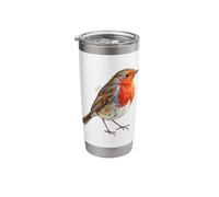 Robin Bird, Garden Bird Stainless Steel Insulated Tumbler