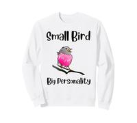 Robin bird lover quote cute bird ornithologist bird spotting Sweatshirt