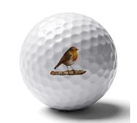 Robin Bird on Wood Custom Golf Ball Soft Practice Golf Balls Performance Distance And Speed for Indoor Outdoor