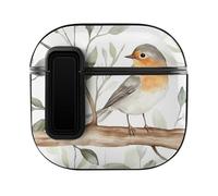Robin Bird On Woods Slim Compatible with Airpods 4 Case Protective Hard Cover Skin
