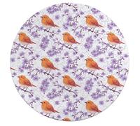 Robin Bird Print Puzzle for Adults 195 PCS Round Funny Jigsaw Puzzles Decoration