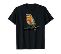 Robin Bird Watching Redbreast Birding Gift T-Shirt