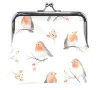 Robin Birds Wallet for Men Women with Leather Buckle Change Wallet for Girls, Cute Robin Birds, UNITALLA, Classic, Cute Robin Birds, UNITALLA, Classic, Cute Robin Birds, UNITALLA, Classic
