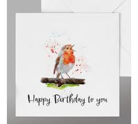 Robin Birthday Card