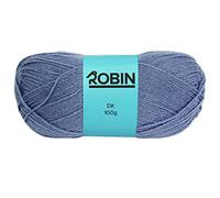Robin DK Double Knitting Acrylic Yarn/Wool 100g - 145 Blue Mist