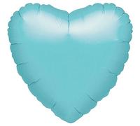 Robin Egg Blue Decorator Heart Standard XL Foil Balloons S15