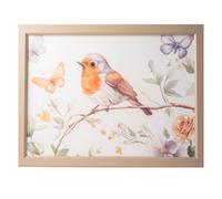 Robin Floral Lap Tray With Cushioned Base 44Cm