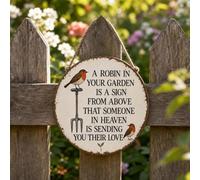 Robin Garden Sign, Farm Animal Country Wall Decor Tin Sign (1PC)