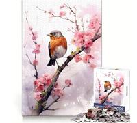 Robin Hood Birds Puzzle for Teenagers 1000 Pieces Smart Reason Toy Stress Release Sharp Edge Birthday Gift (38x26cm)