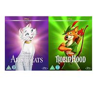Robin Hood [Blu-ray] [1973] & The Aristocats [Blu-ray]
