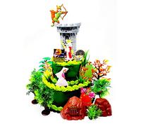 Robin Hood Deluxe Birthday Cake Topper Set with Robin Hood, Prince John, Maid Marian and Friends with Decorative Accessories